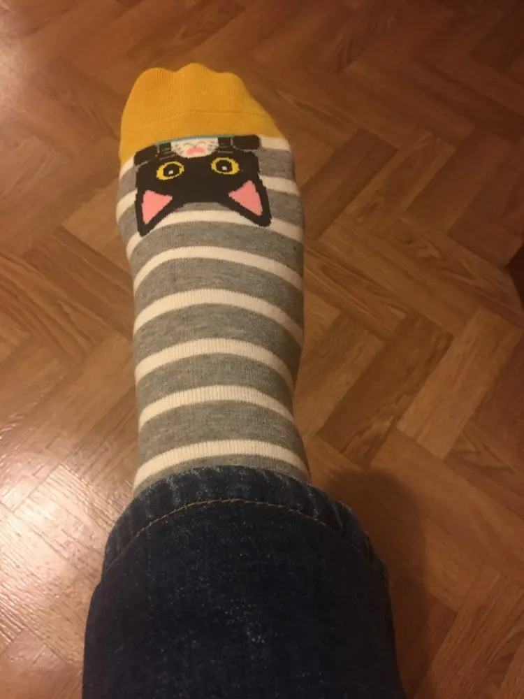 Chaussettes chat Serika