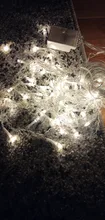 String-Light Led Curtain Christmas Garland Icicle 100leds Stage Garden Outdoor 220V Drop