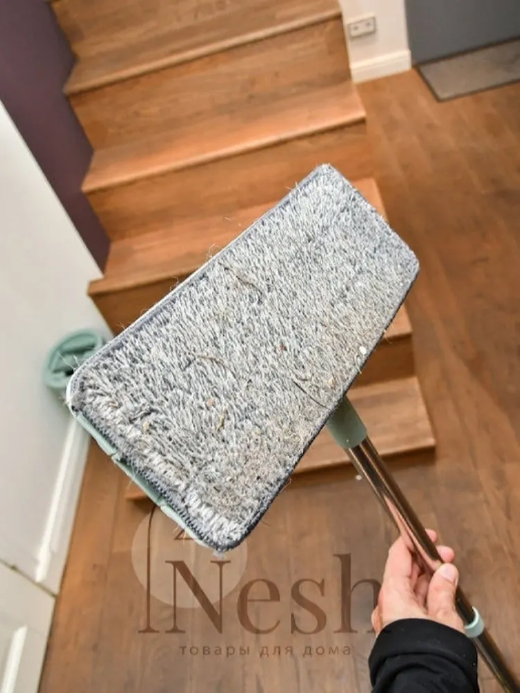 Nozzle for mop, Microfiber box window washing mop, For home and kitchen wring mop cleaning bucket