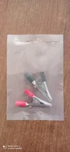 Connector Battery-Plug Alligator-Clips Crocodile-Clip Test-Probe Plastic-Handle Metal