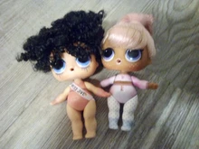 L O L Sorpresa de la serie 5 Hairgoals cambio de Color de 8cm gran hermana pelo muñecas LOL Bhaddie muñeca salpicaduras conjunto niños jugar juguete para regalo