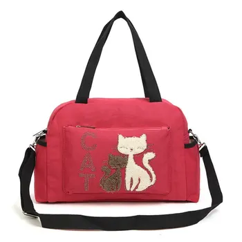 

Cat pattern ladies shoulder bag large handbag cat pattern ladies bag 2020 bolsa feminina female black