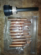 Punta de hierro para soldar de cobre puro, 900M-T, no magnético, estación de soldadura Hakko 936, puntas de soldadura con carcasa de manga 936 907