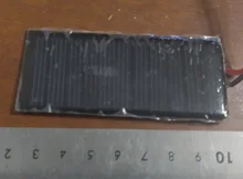 Panel Solar con cable extensible, células solares policristalinas epoxi estándar DIY, módulo de carga de batería de 30cm, 5,5 V, 0,38 W, 70ma