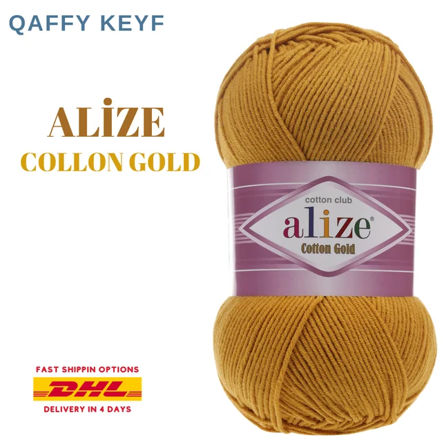 Alize Cotton Gold Soft Yarn for Hand Knitting Crochet Thread DIY