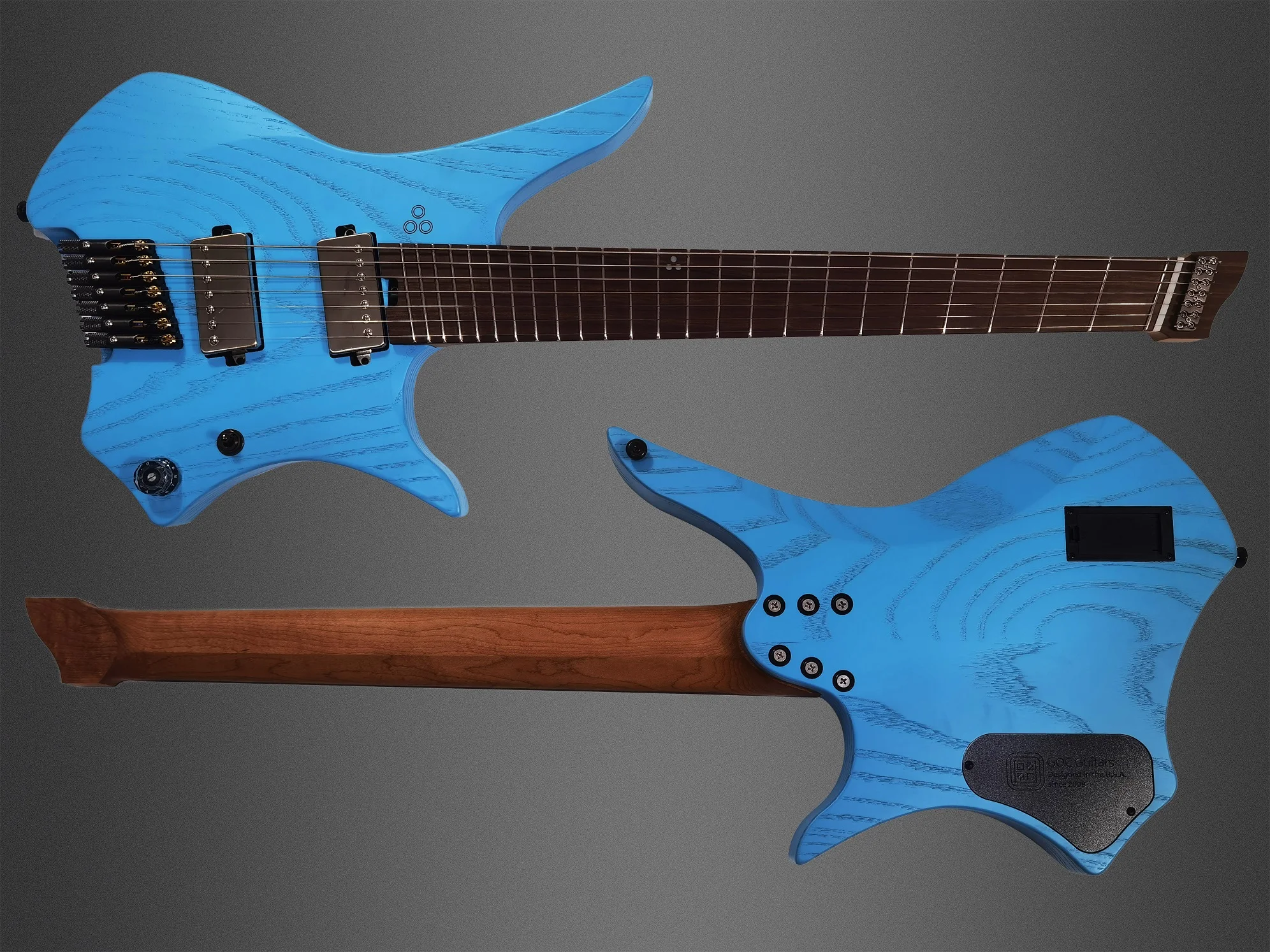 GOC Vajra Headless Guitar 7 String VH7WSB (Worn S.Blue) |