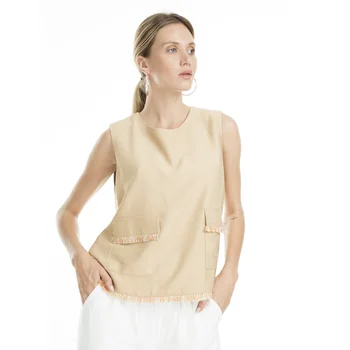 

Via Dante Sleeveless Blouse WOMEN BLOUSE 52619894VD