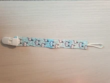 Cadena de Clip para chupete de bebé, soporte para muñeco para pezones, Clips para chupete, soporte ajustable para pezones