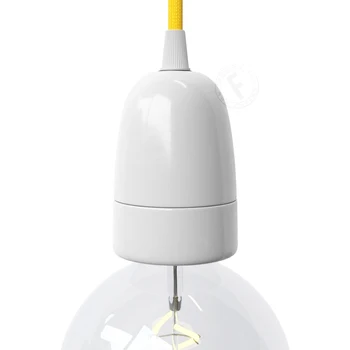 

Porcelain lampholder thread GOLIATH E40 White