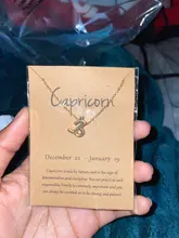 Collares con colgante de 12 Constelaciones, joyería, Gargantilla, signo del zodiaco, Charm, collar de regalo de cumpleaños, acuario, piscis, Leo, Virgo