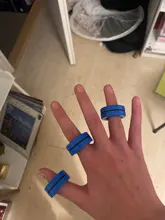 Anillo magnético antiestrés para niños y adultos, juguete antiestrés, anillo de utilería