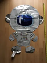 Astronaut Balloon Rocket-Foil Helium Globos Birthday-Party-Decor Outer-Space Galaxy Kids