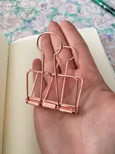 Mr Paper-Clips de encuadernación para oficina o estudio, carpeta de 8 colores, en 3 tamaños, dorado, plateado, rosa, verde y morado, grande, mediano y pequeño