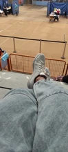 Pantalones vaqueros holgados para hombre, ropa de calle, pantalones vaqueros con cordón en la cintura, elásticos, puño, ropa Kpop informal de pierna ancha, Harajuku, gris y azul