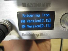 Estación de soldadura T12 STM32 2,1 S, 5 pines, pantalla OLED 1,3, temperatura ajustable, electrónica Digital, con puntas de soldadura