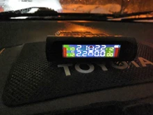 Sistema de control de presión de neumáticos TPMS para coche inteligente, pantalla LCD Digital, sistemas de alarma de seguridad de coche, advertencia de temperatura, ahorro de combustible