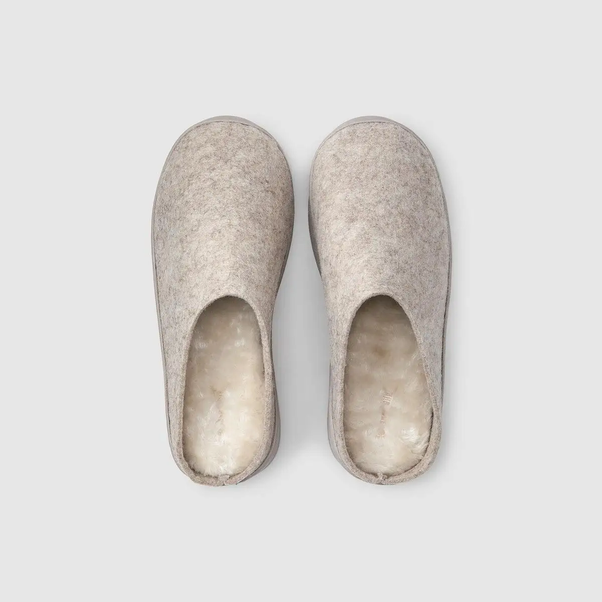 Unit Zuecos de mujer fieltro color gris . Zapatillas para estar por casa.  Ropa cómoda y de calidad|Zapatillas| - AliExpress