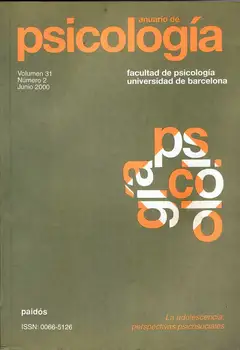 

Yearbook of Psychology N ° 31. 2000 (2)