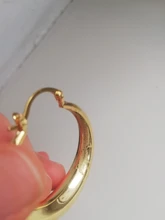 ANENJERY-pendientes de aro ovalados de Metal para mujer, de Plata de Ley 925, joyería francesa con personalidad brillante, S-E1475