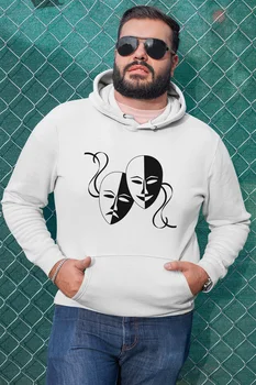 

Angemiel Wear Face White Men 'S Hooded Sweatshirt