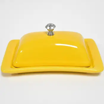 

Oiler with cover. Ceramic tableware kitchen. Mix color. SHIP FROM RUSSIA. Fast shipping