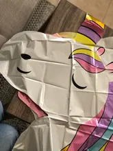 Unicorn Party Balloon Number Globos Rainbow Birthday-Party-Decorations Gradient Kids