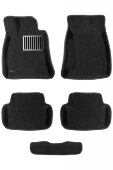 

Textile 3D mats euromat3d luxe in the salon for Genesis G70 (2018-) with a metal heel