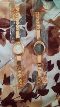 Marca Lvpai 2 uds las mujeres relojes de pulsera de las mujeres de la moda vestido de mujer reloj de pulsera de lujo reloj de cuarzo rosa dorado conjunto dropshipping