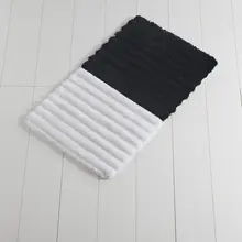 Коврик для ванной-коврики | коврик для ванной, Нескользящие Противоскользящие коврики, мягкий черный 60X100 см