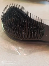 Detangling Comb Electroplate-Massage-Comb Handle Anti-Static-Hair-Brush Salon Hair-Styling-Tool