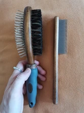 Pet-Comb Grooming Hair Dog-Brush Dirt-Cleaning Detangling Double-Sided Comfortable-Pin