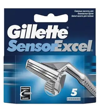 

Gillette Sensor Excel replacement razor cassettes 5 PCs