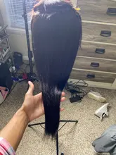 UEENLY 13x4 frente de encaje pelucas de cabello humano recto brasileño pelucas de cabello humano 360 peluca Frontal de encaje Pre arrancado 4x4 de cierre de encaje pelucas