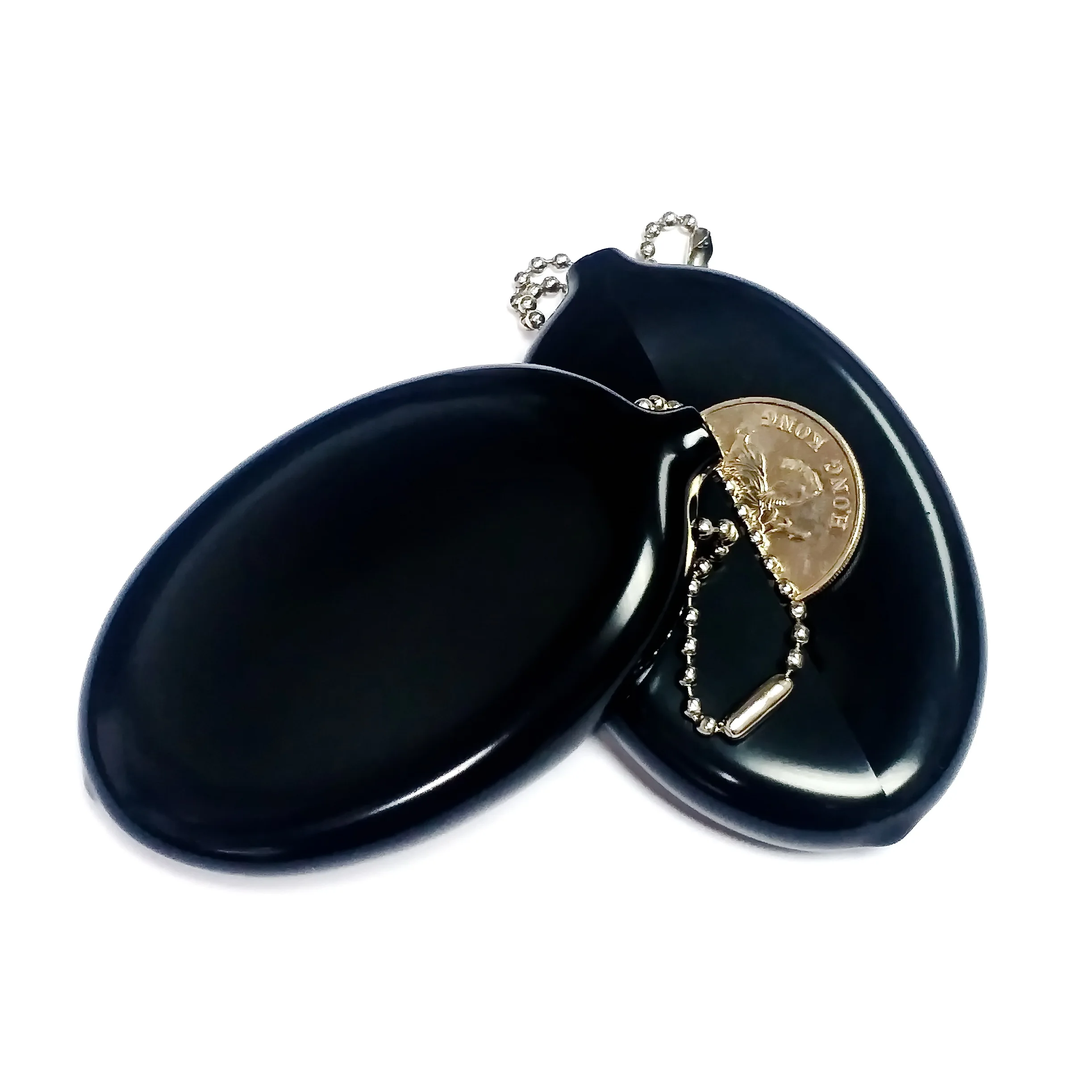 Black Rubber Purse