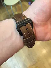 Hecho a mano Color a 4 accesorios de reloj Vintage Caballo Loco genuino de cuero 20mm 22mm 24mm 26mm correa de reloj y banda de reloj