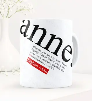 

Personalized Mother Themed White Mug Cup