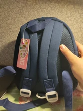 Mochila de grado alto para bebés y niñas, morral escolar 3D antipérdida con dibujos animados para guardería, impermeable de dinosaurios