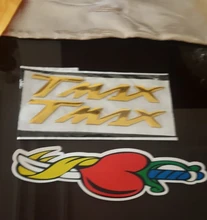 Sticker Decal Badge Emblem Tank-Wheel-Logo Motorcycle Black Silver Gold TMAX530 YAMAHA