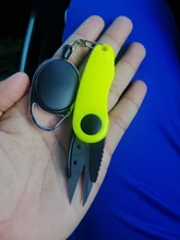 Proleurre-Tijeras de acero inoxidable con forma de Camarón, juego de accesorios de pesca, Sedal plegable, hoja de plomo, cortapelos, aparejos