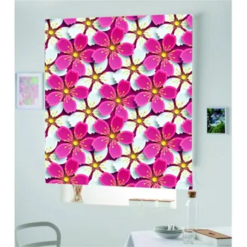 

Blind Iroa Decorative Digital 3-D Floral 003! ROLLER BLINDS TRANSLUCENT! (100X170)