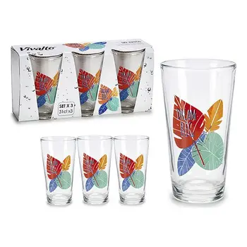 

Set of glasses Vivalto Glass (3 Pieces) 31 cl