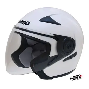 

JET HELMET SHIRO SH-55 WHITE WITH GLASSES INNER