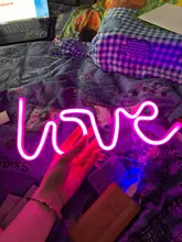 Sign-Lamp Battery-Box Nightlight Led-Neon-Lights Christmas Wedding Double-Powered Love-Shape