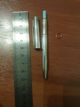 Mini Bolígrafo De Metal duradero, bolígrafo giratorio de bolsillo, portátil, pequeño, de aceite, herramienta de escritura exquisita, 1 Uds.