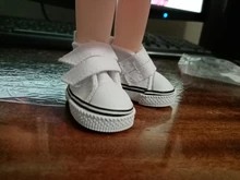 Accesorios de muñeca BJD para niñas, zapatos de muñeca BJD de 5cm de lona de alta calidad, zapatillas de deporte de Color caramelo, juguetes para niñas, zapatos de moda para muñecas, 1/6