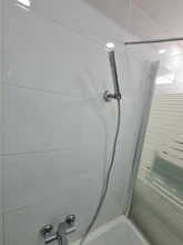 Shower-Set Holder Wall-Mount Hand-Held Hose Chrome Brass 