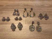 Drop-Earring Statement Jewelry Crystal Bling Sweet Pink Korean Vintage Ztech Wholesale