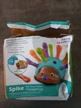 Entrenamiento enfocado en el Motor fino para niños, lucha de coordinación mano-ojo, juguete educativo para bebés erizo insertado