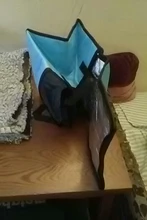 Bolsa de refrigerador térmico aislado, fiambrera de papel de aluminio de gran capacidad, sándwich impermeable, plegable y portátil