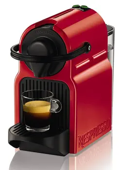 

XN1005 Inissia Nespresso Espresso coffee machine, Ruby Red tea and coffee